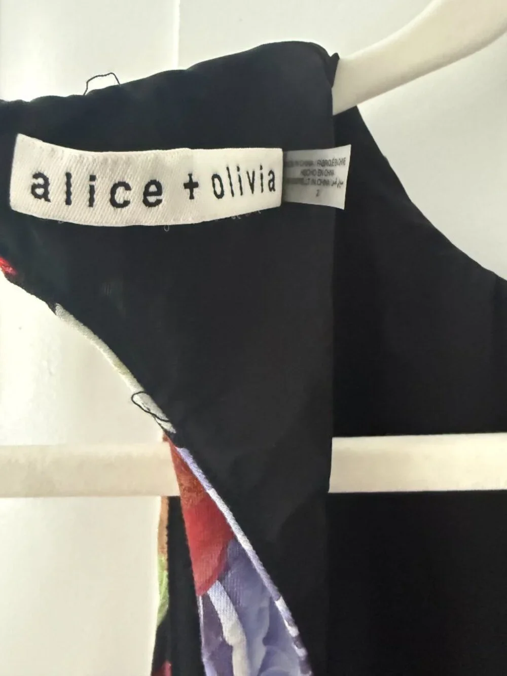 Alice + Olivia Delora Floral Open Back Maxi Dress - Picture 5 of 6